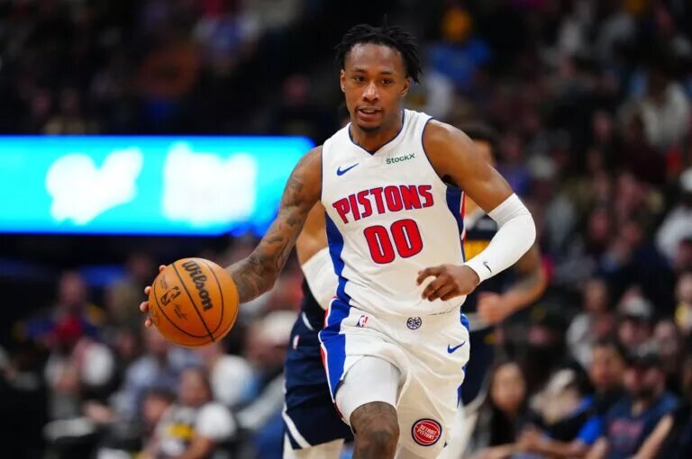 Ron Holland is a key player off the Pistons' bench.