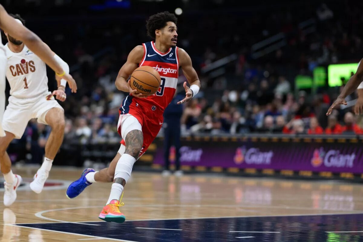 Washington Wizards guard Jordan Poole