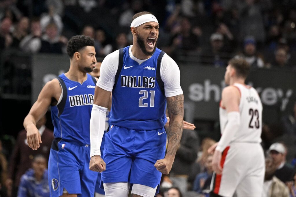 Dallas Mavericks center Daniel Gafford