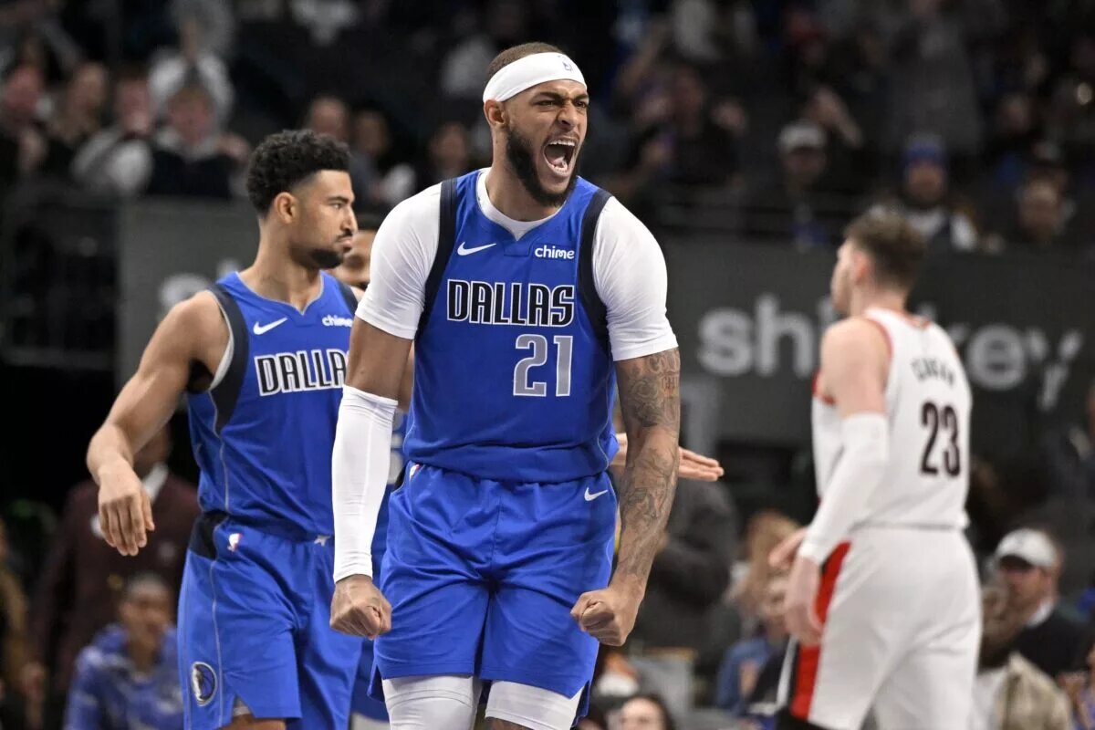 Dallas Mavericks center Daniel Gafford