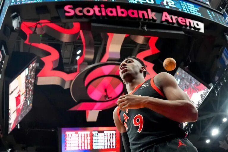 Toronto Raptors forward RJ Barrett