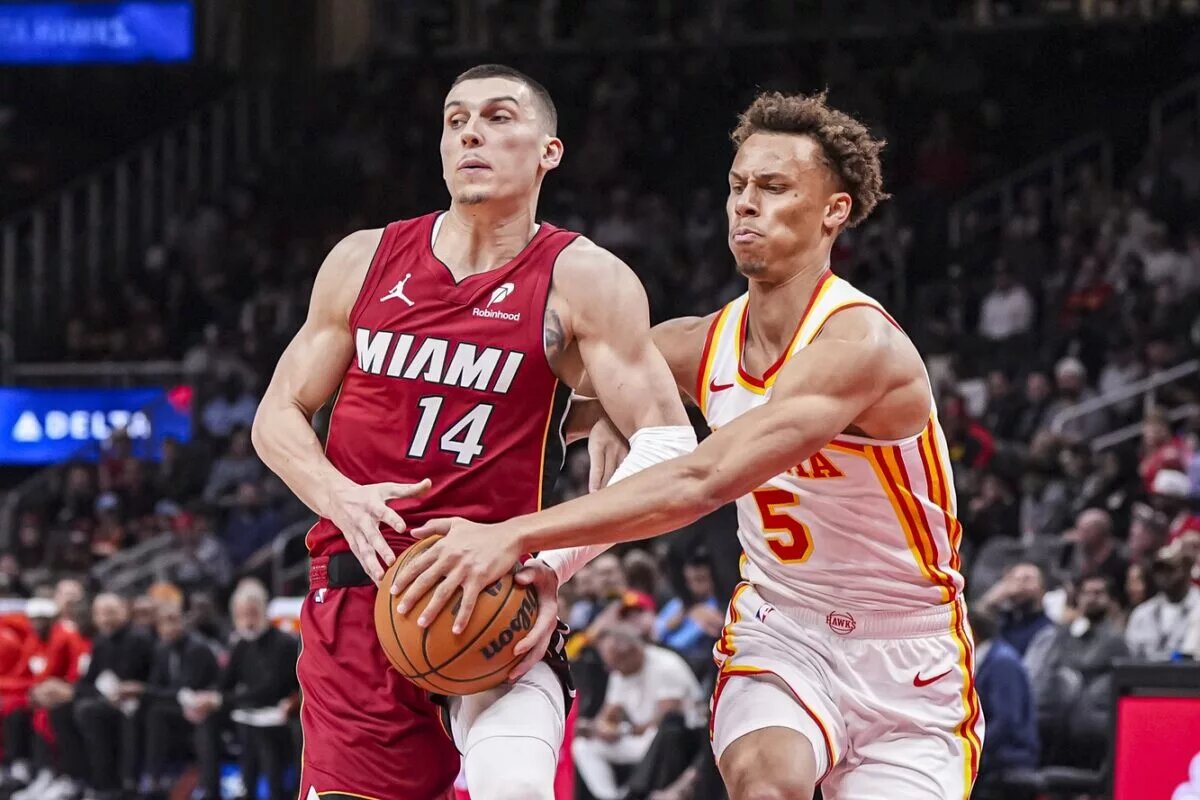 Atlanta Hawks playmaker Dyson Daniels (2025 Defensive Player of the Year candidate)