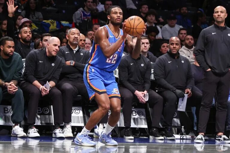 Oklahoma City Thunder guard Cason Wallace
