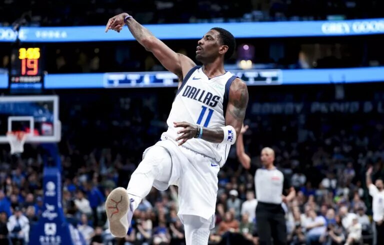 Dallas Mavericks point guard Kyrie Irving