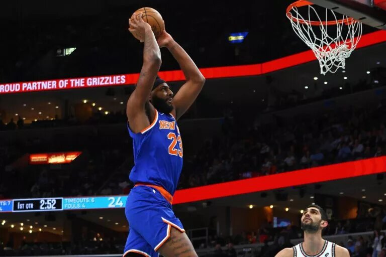 Mitchell Robinson returned to the court on Friday.
