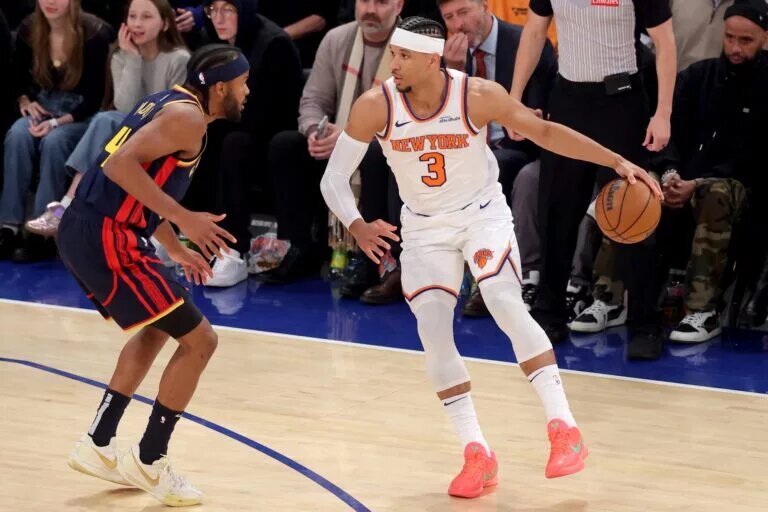 The Knicks play the Warriors for the second time in the past 2 weeks.