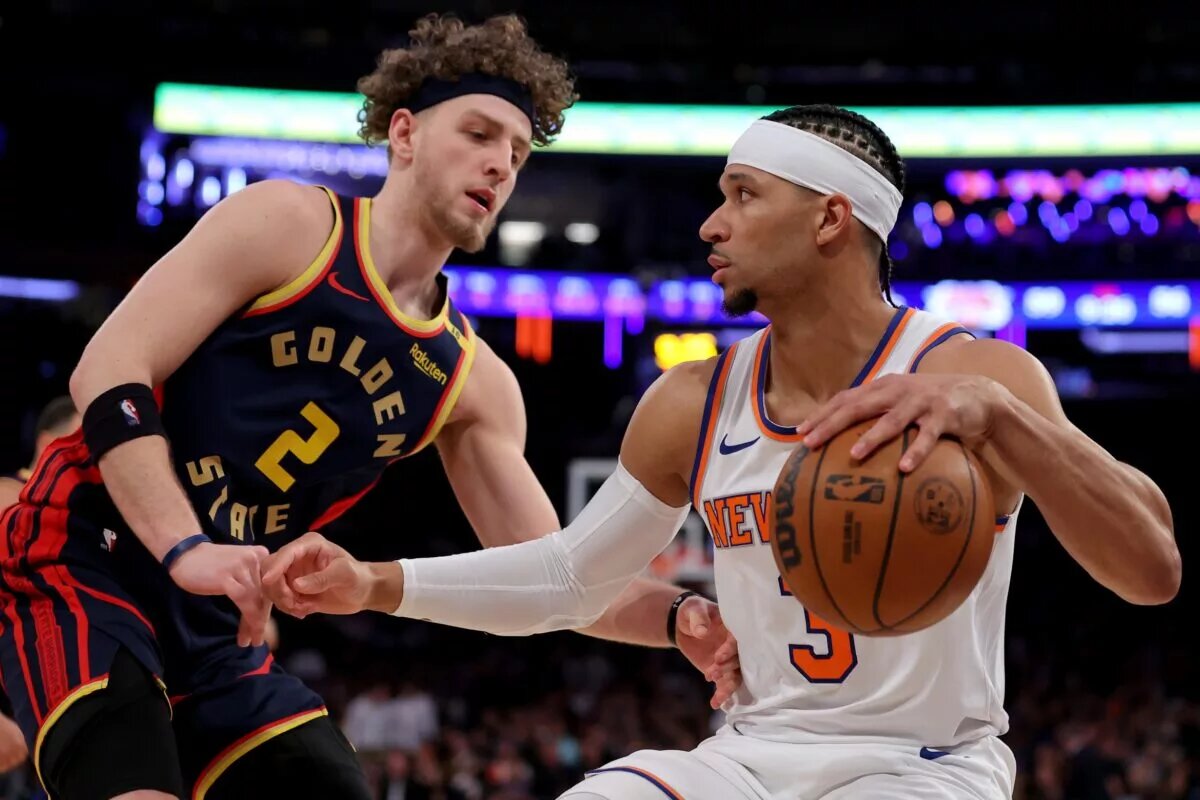 The Knicks lost to the Warriors on Tuesday night.