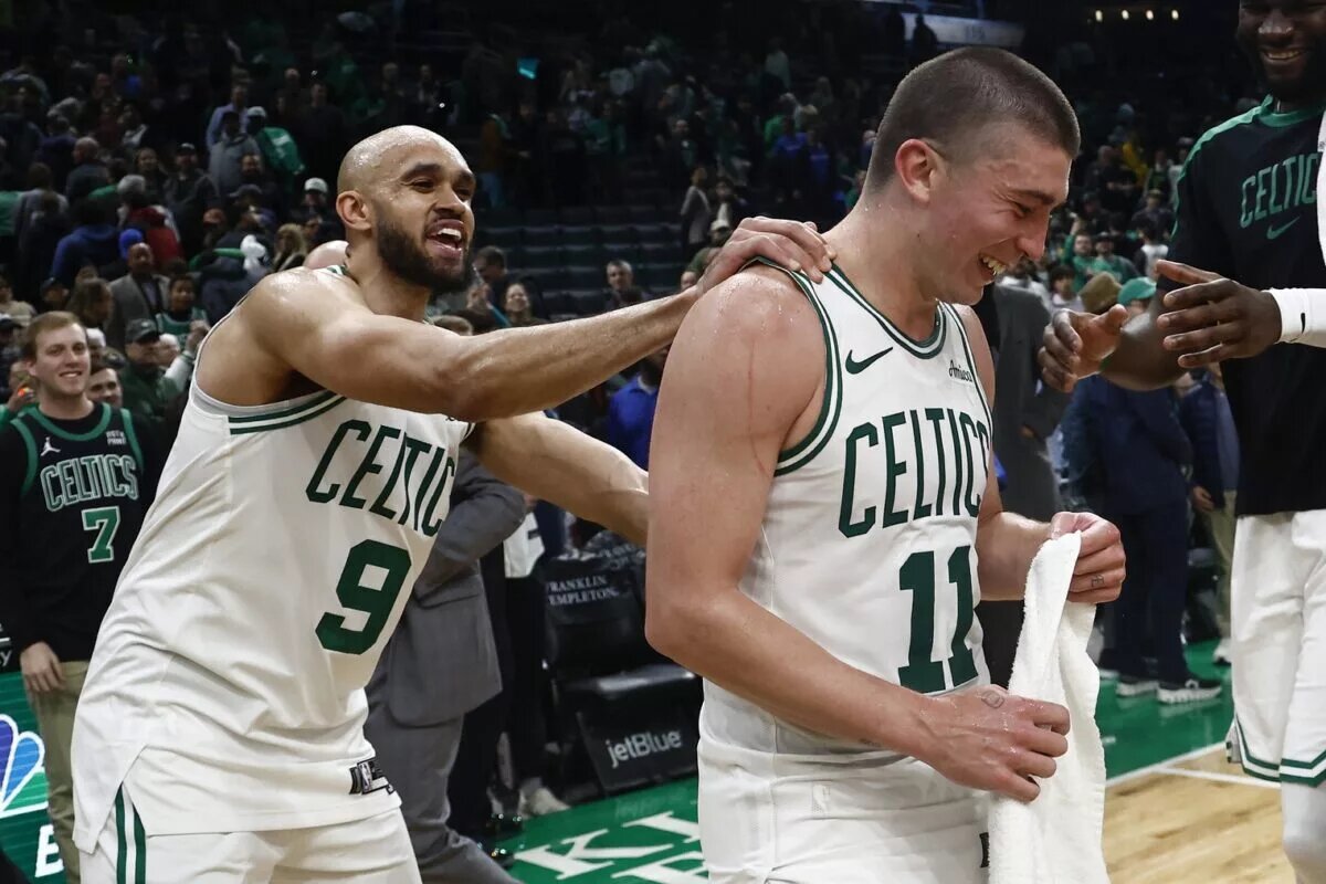 Payton Pritchard and Derrick White made history in the Celtics' recent win.