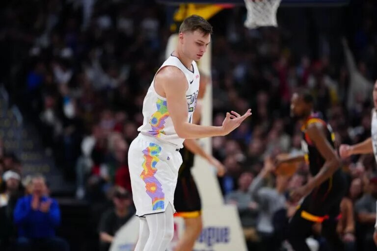 Denver Nuggets guard Christian Braun