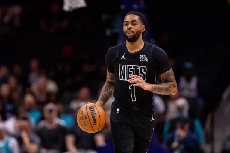 Brooklyn Nets guard D'Angelo Russell