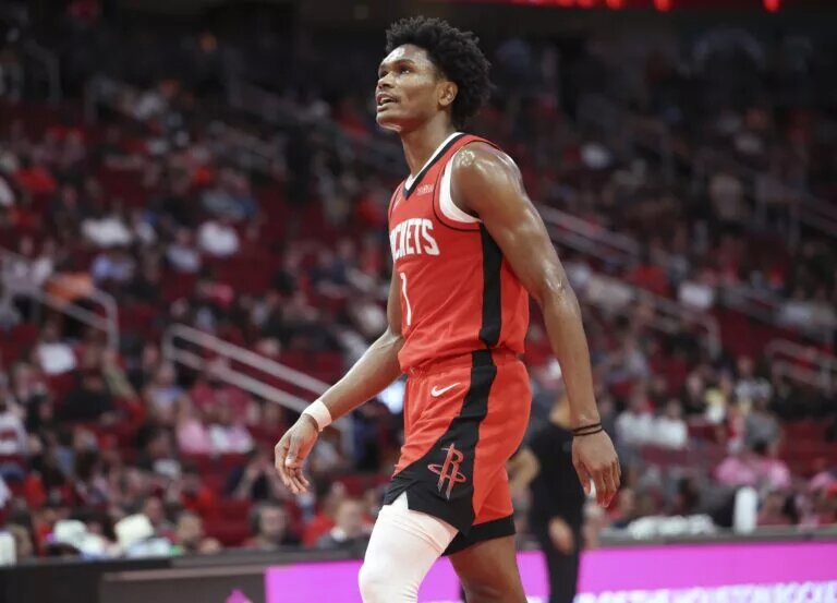 Amen Thompson returned from injury on Friday night.