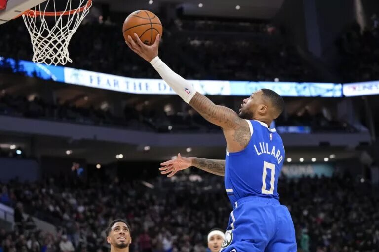 Damian Lillard is sidelined with blood clots.