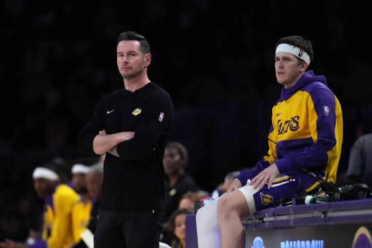 Los Angeles Lakers coach JJ Redick