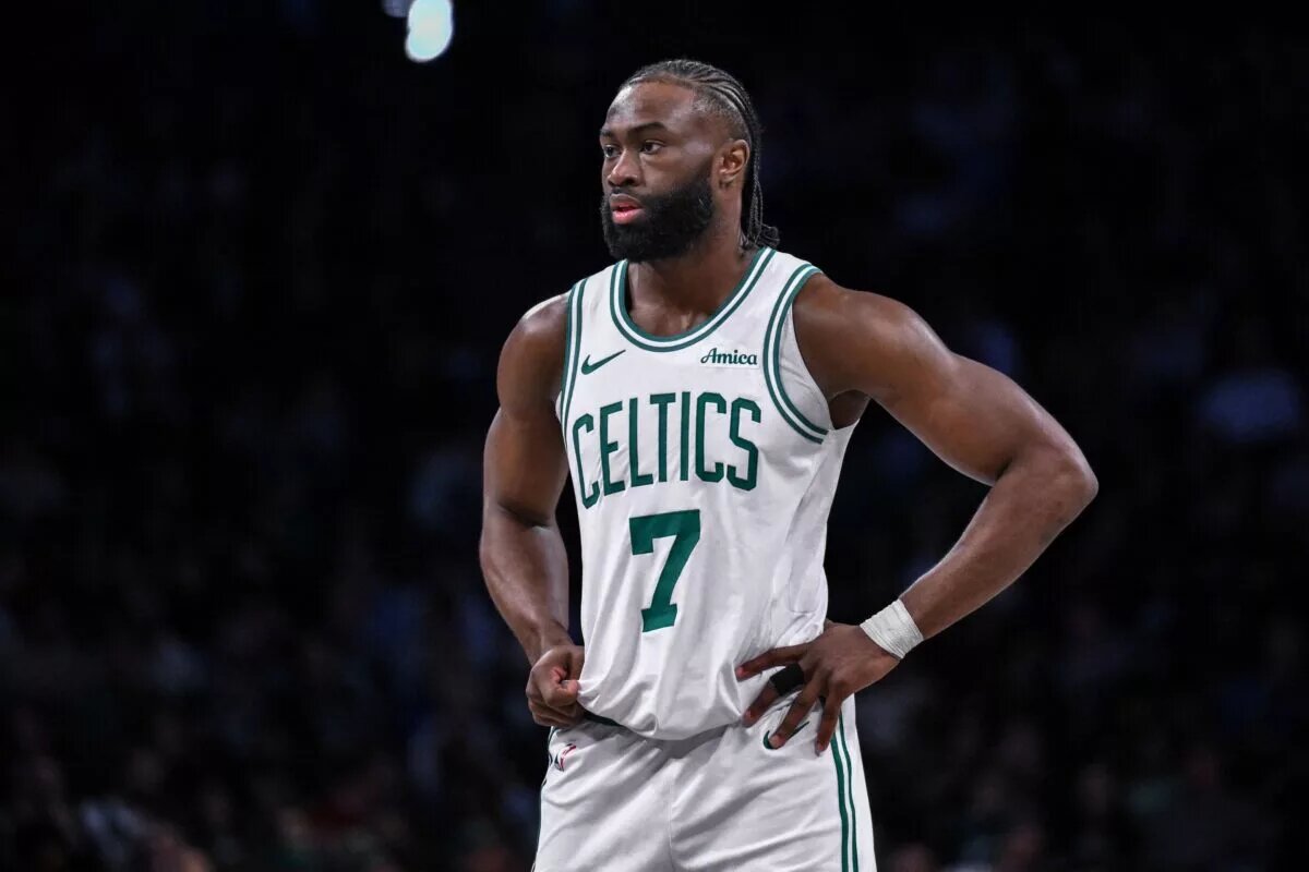 Boston Celtics guard Jaylen Brown