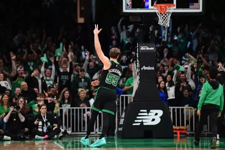 Baylor Scheierman is thriving in his Celtics minutes.