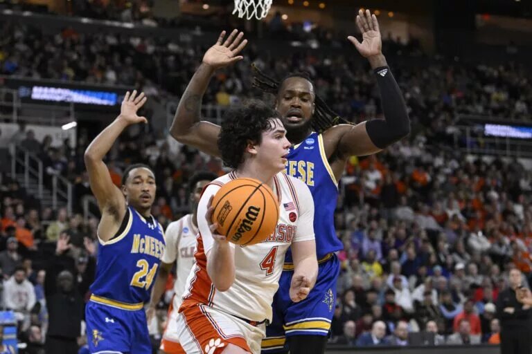 Clemson lost in the first round of the NCAA tournament.