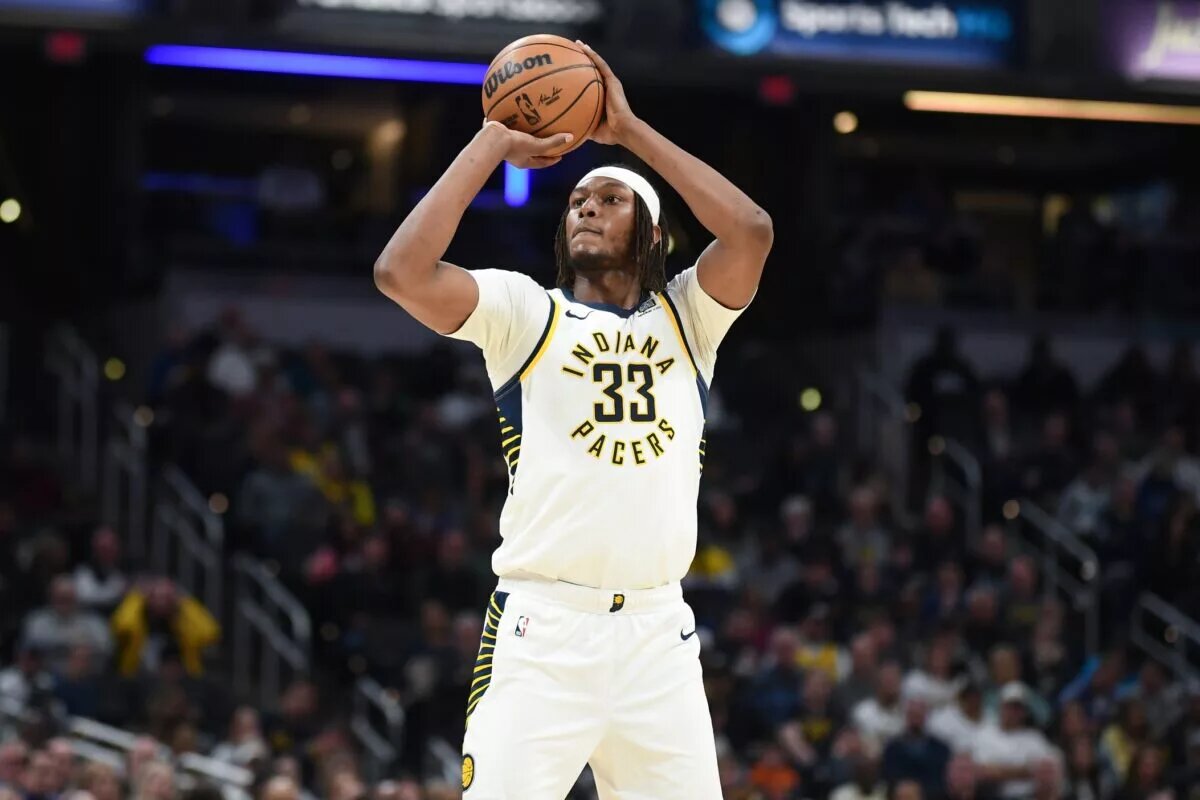 Indiana Pacers center Myles Turner