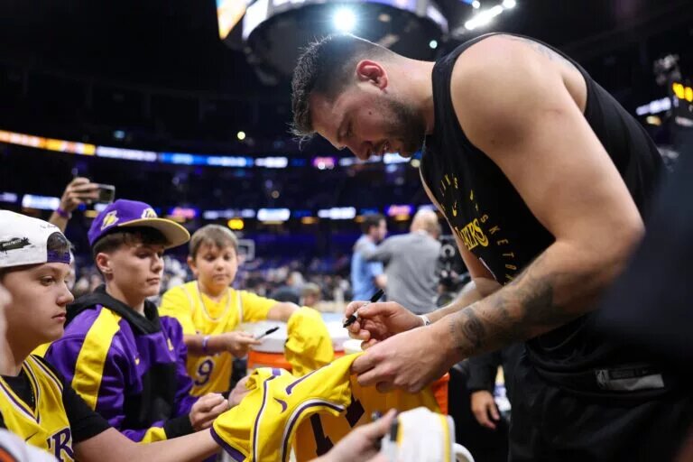 Los Angeles Lakers point guard Luka Doncic