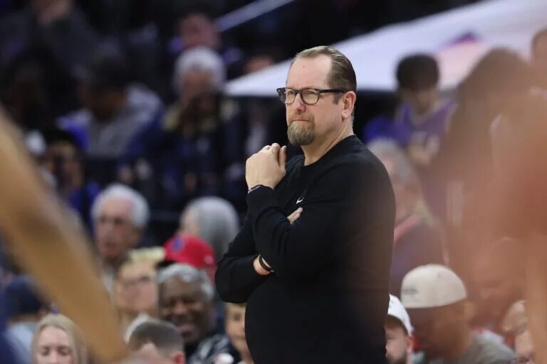 Philadelphia 76ers head coach Nick Nurse