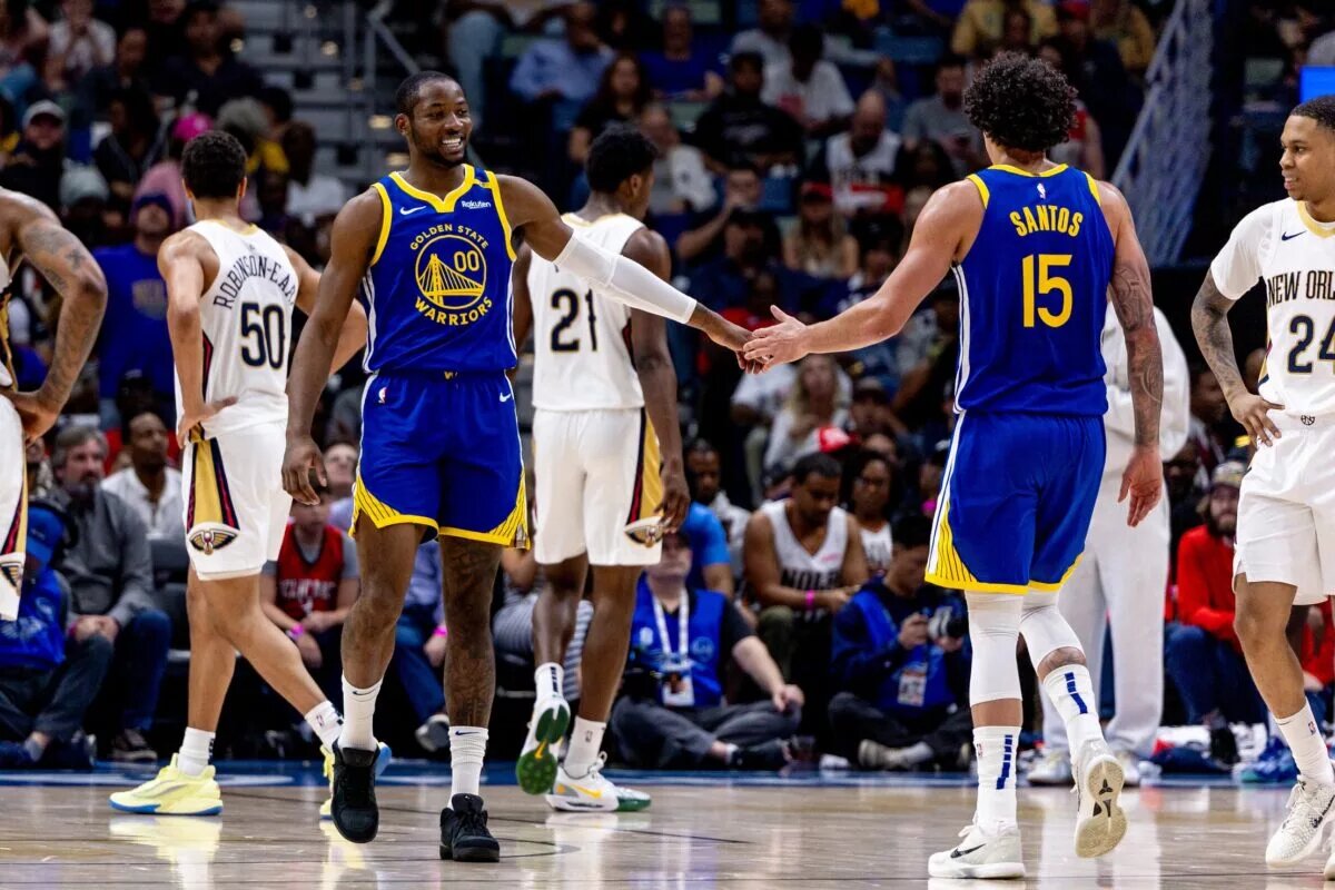 Golden State Warriors forward Jonathan Kuminga