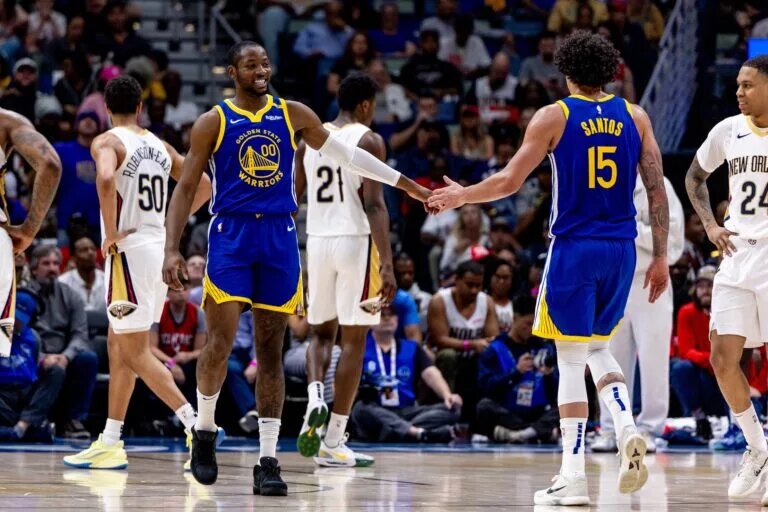 Golden State Warriors forward Jonathan Kuminga