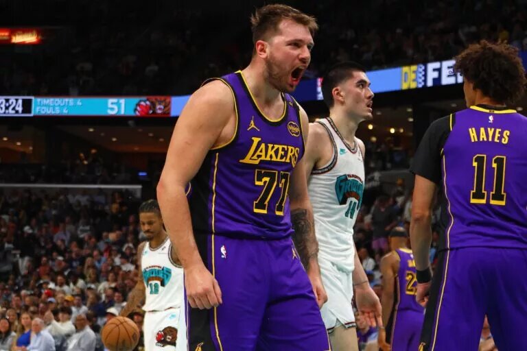 Los Angeles Lakers guard Luka Doncic