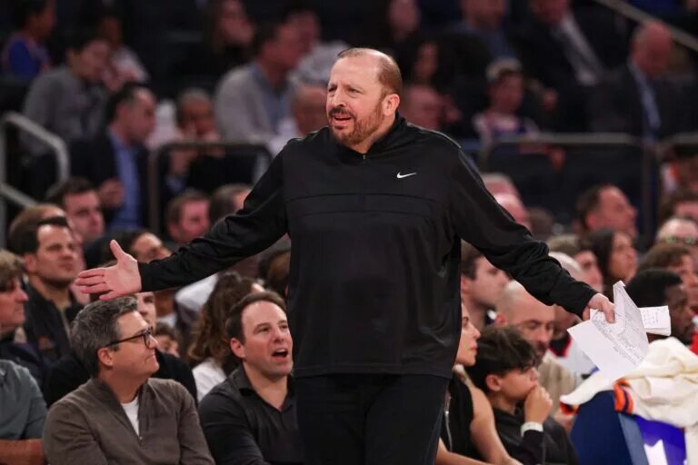 New York Knicks head coach Tom Thibodeau