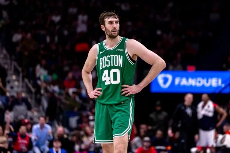 Luke Kornet's future with the Celtics is unclear.