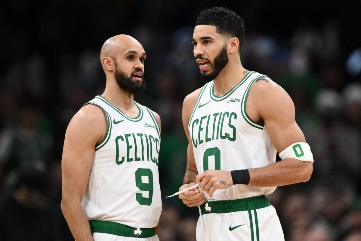 Derrick White and Jayson Tatum are two the Celtics best defenders.