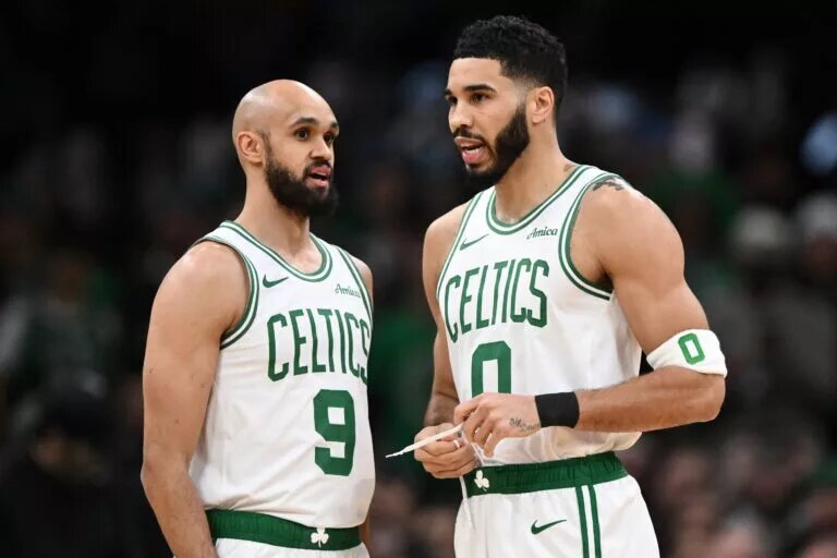 Derrick White and Jayson Tatum are two the Celtics best defenders.