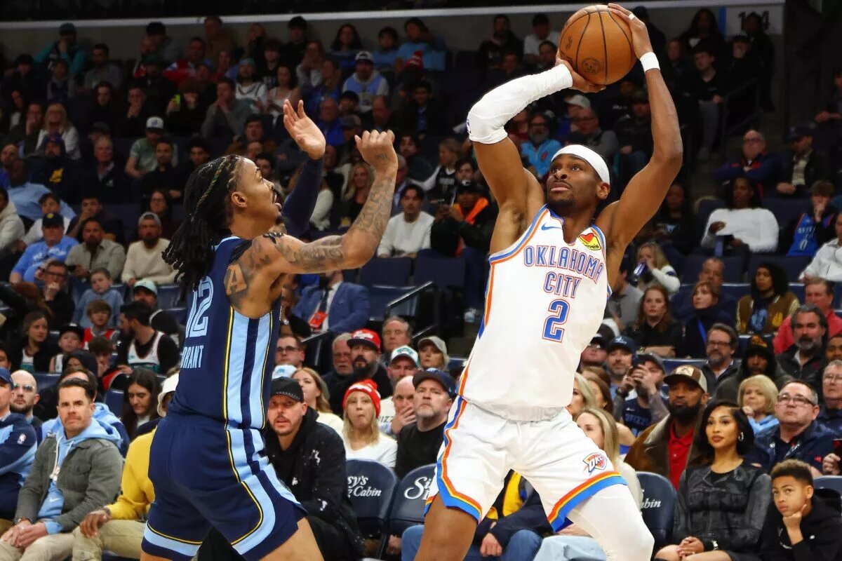 The Thunder play the Grizzlies in the playoffs.