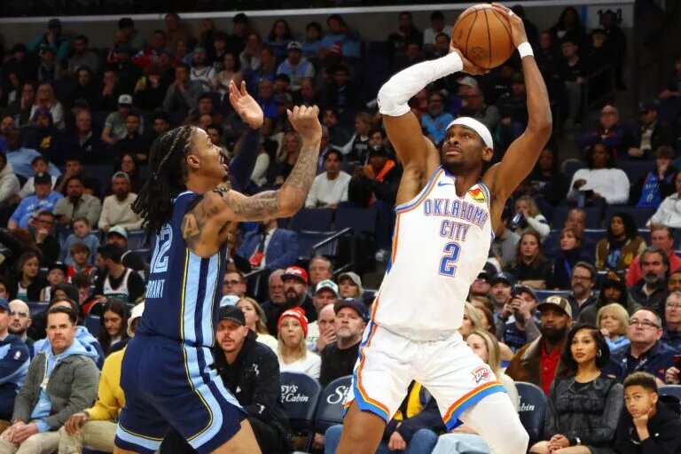 The Thunder play the Grizzlies in the playoffs.