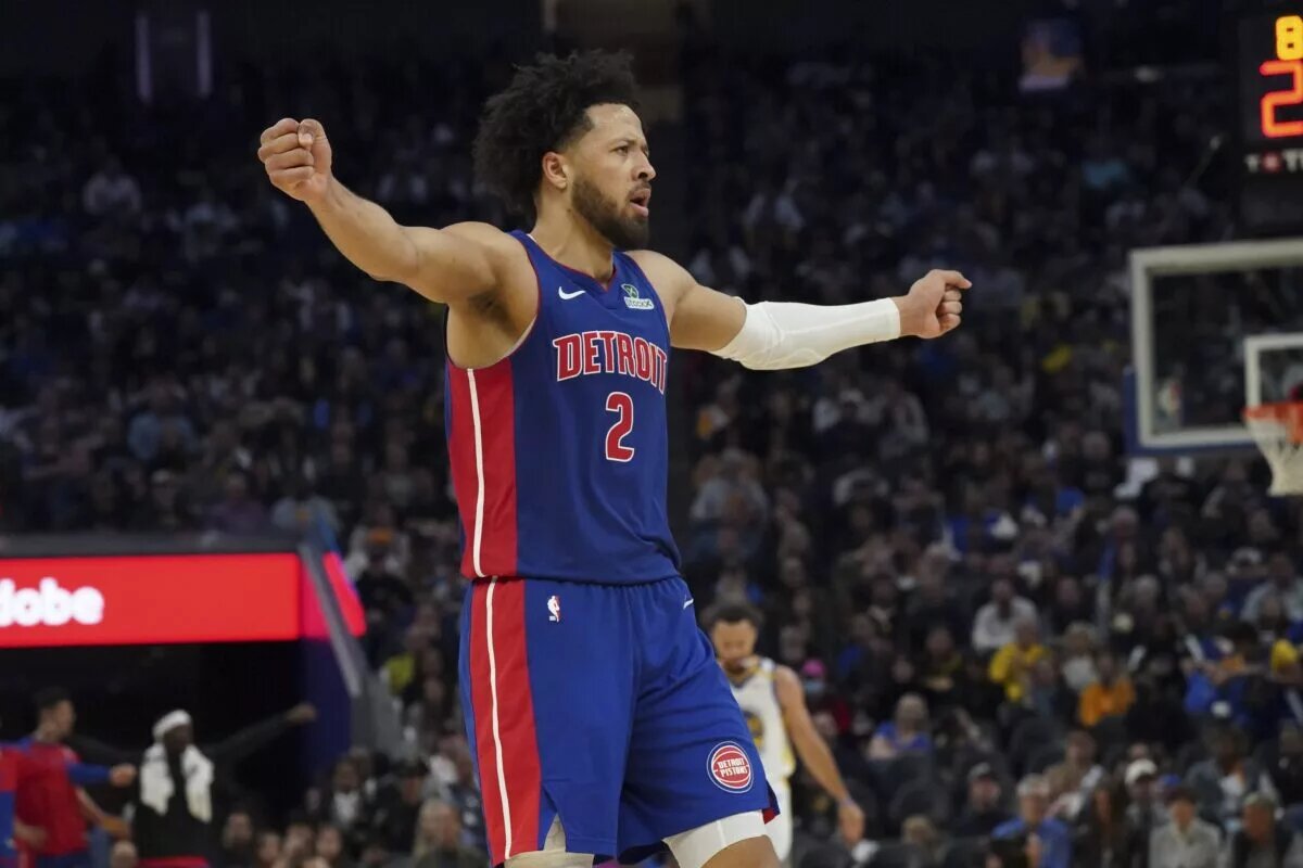Detroit Pistons guard Cade Cunningham
