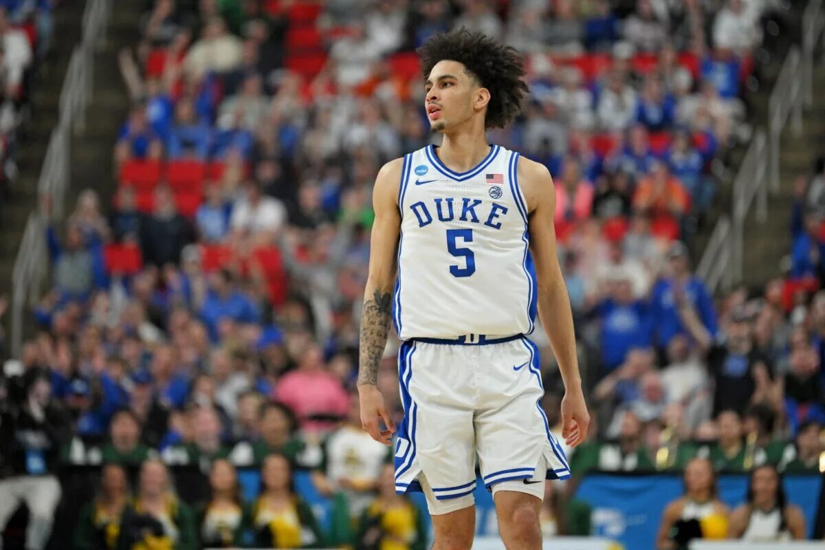 Tyrese Proctor is a first-round prospect in the NBA draft.