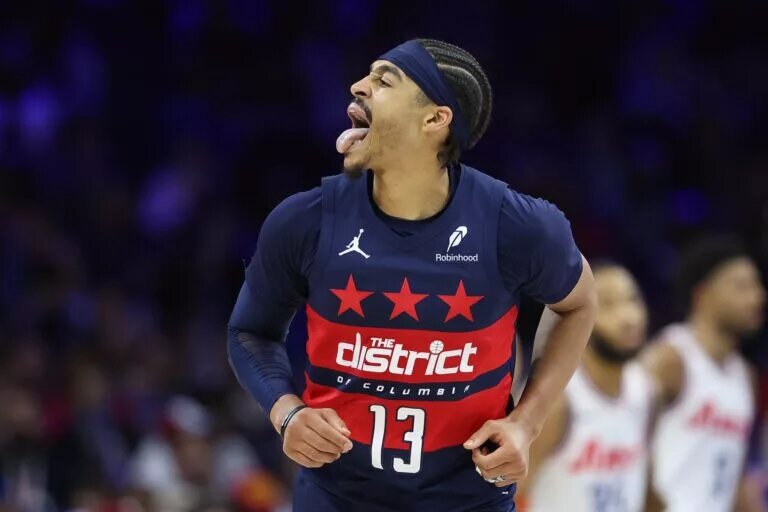 Jordan Poole broke the Wizards three-point record.