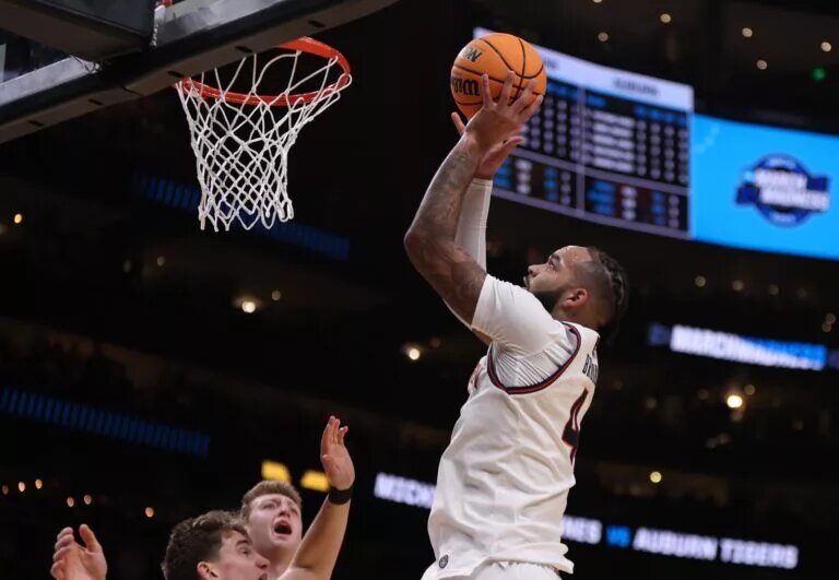 Johni Broome is a possible draft target for the Celtics.
