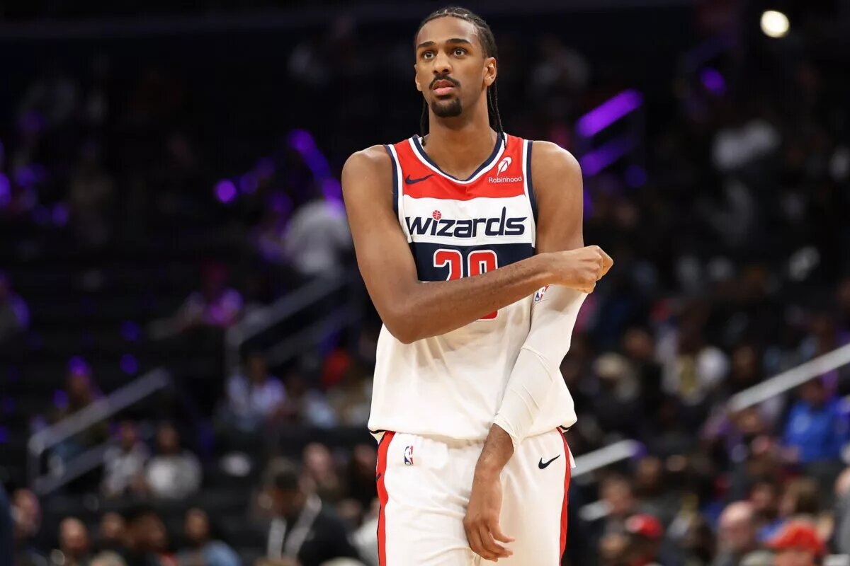 Alex Sarr was a bright spot for the Wizards this season.