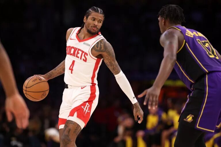 Jalen Green was benched against the Lakers.