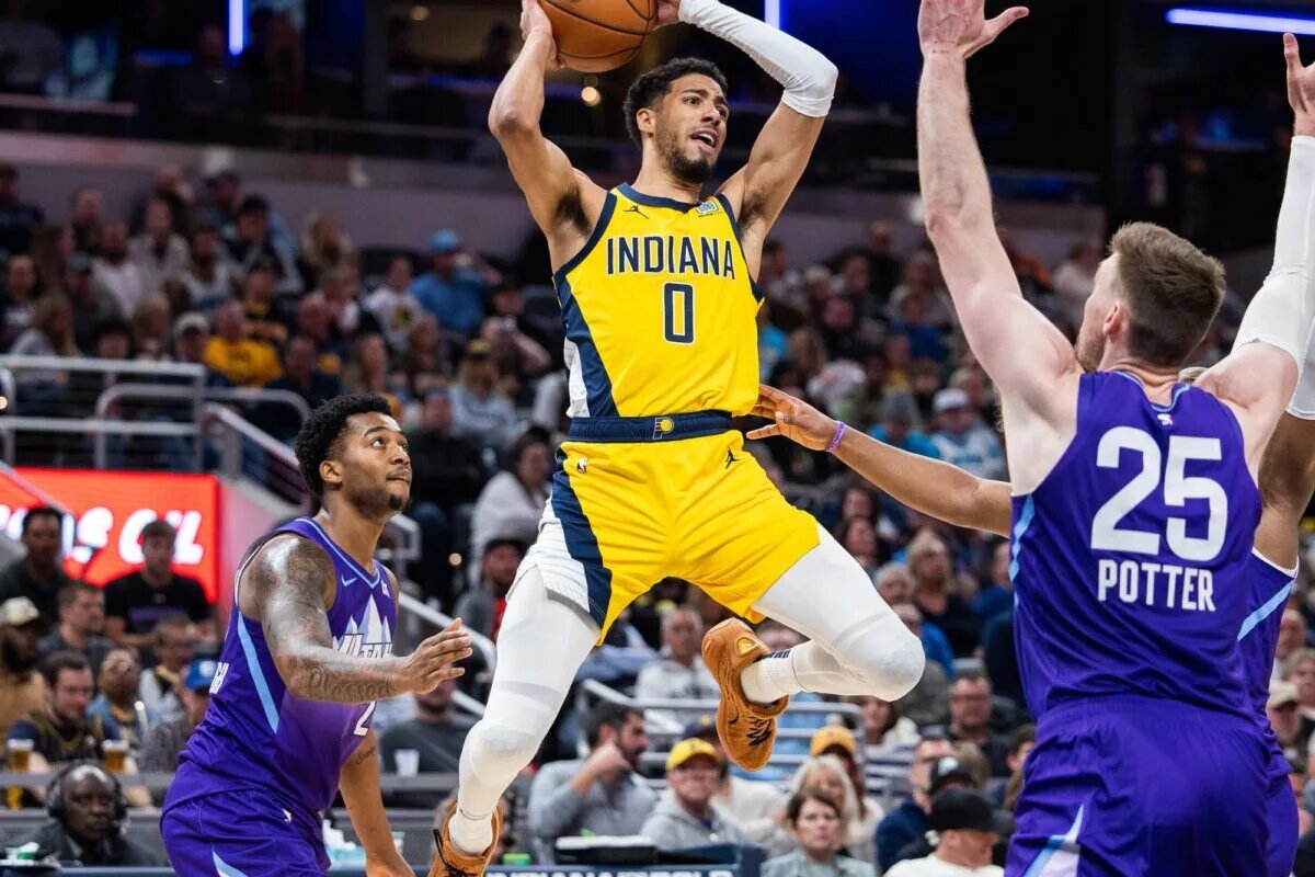 Indiana Pacers guard Tyrese Haliburton
