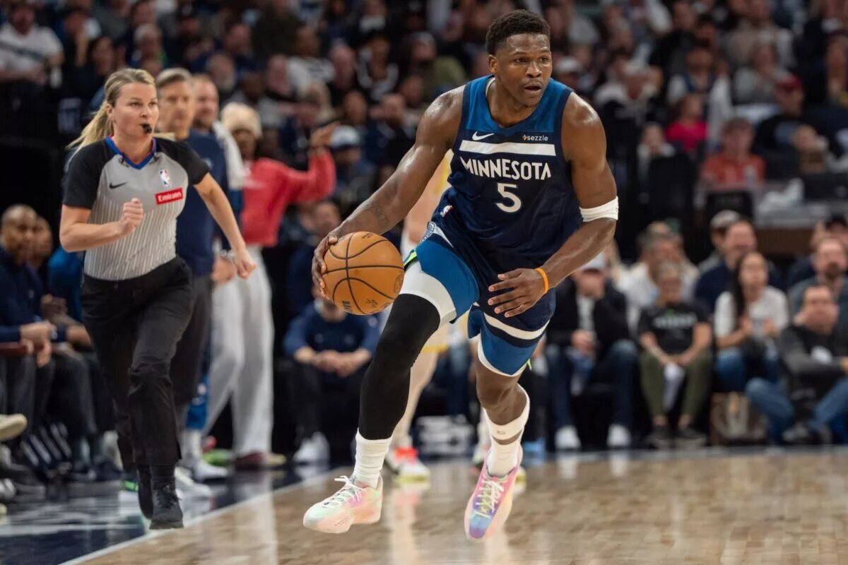 Minnesota Timberwolves guard Anthony Edwards