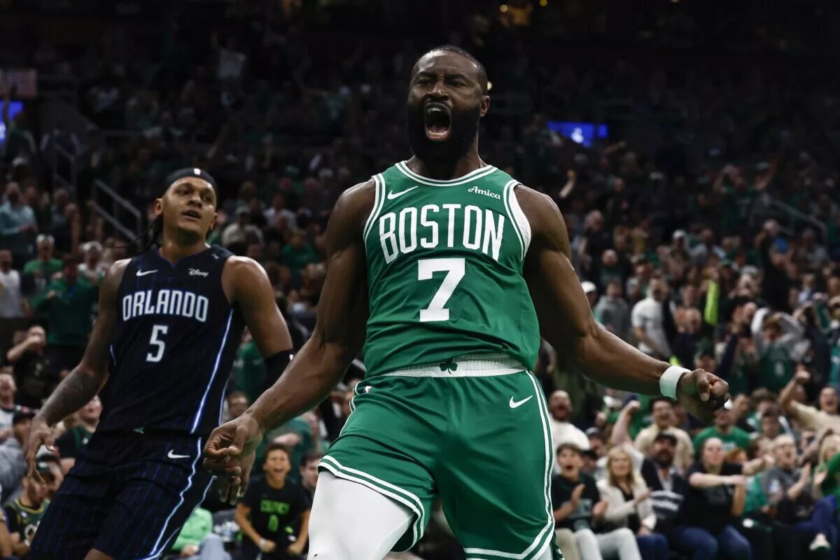 Boston Celtics guard Jaylen Brown