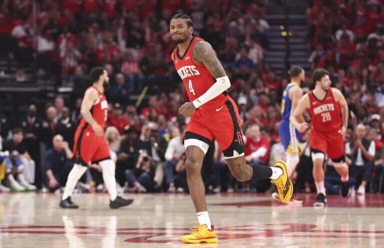 Jalen Green's trade value has declined in the playoffs.