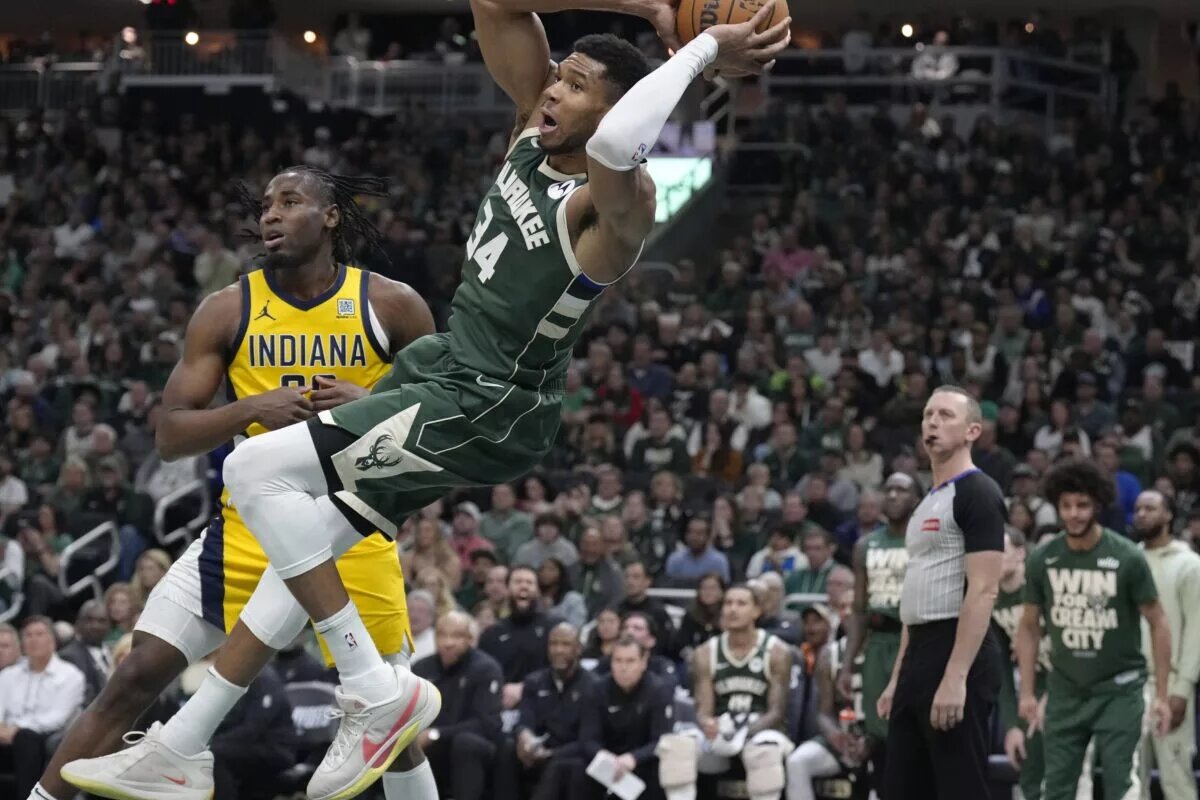 Milwaukee Bucks forward Giannis Antetokounmpo