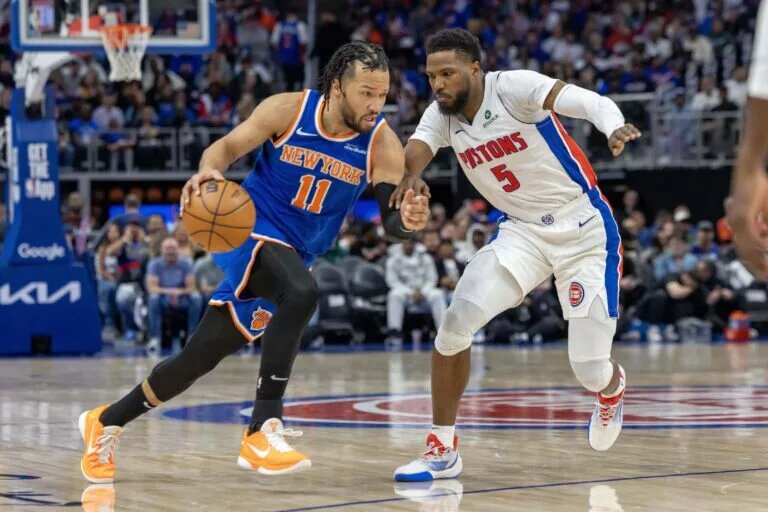 Jalen Brunson returned from injury to lead the Knicks to a win.