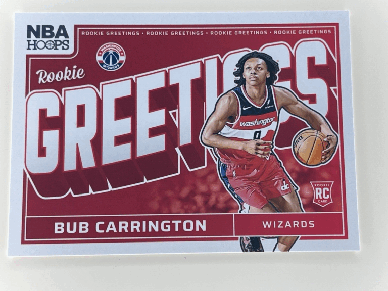 Bub Carrington Rookie basketball card