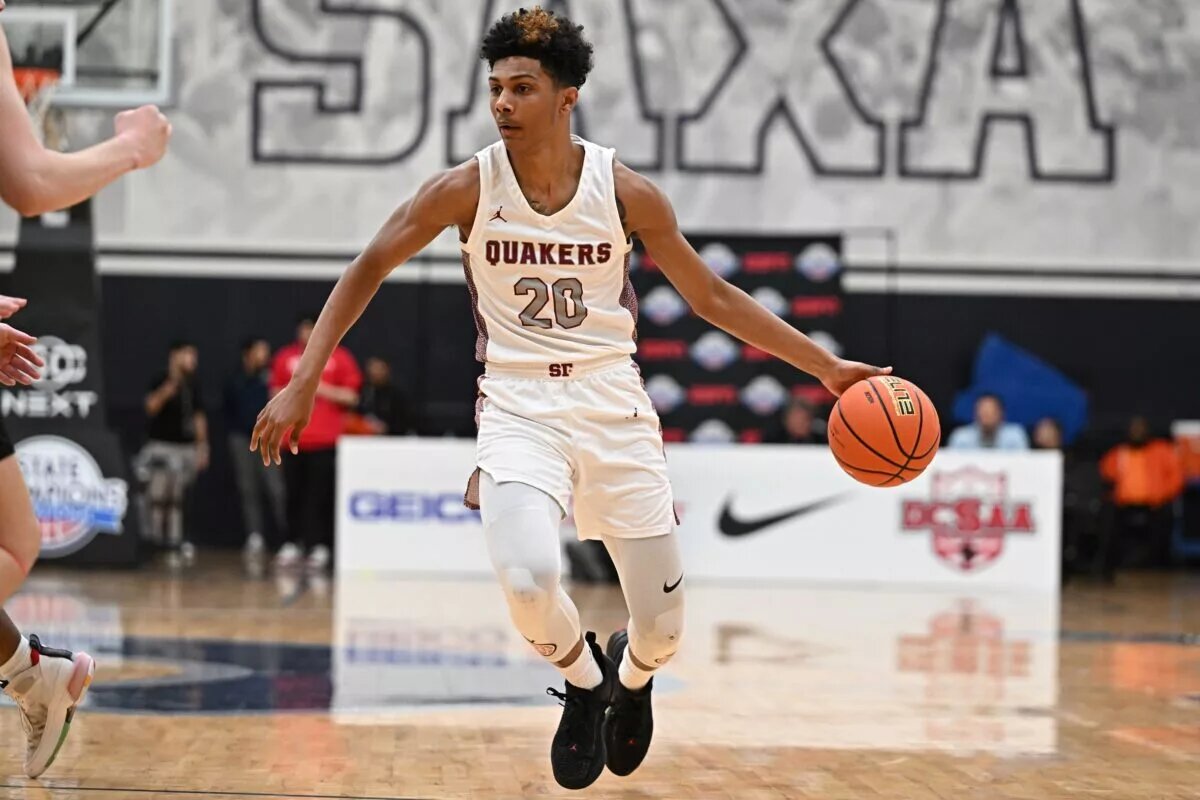 Acaden Lewis committed to a new school.