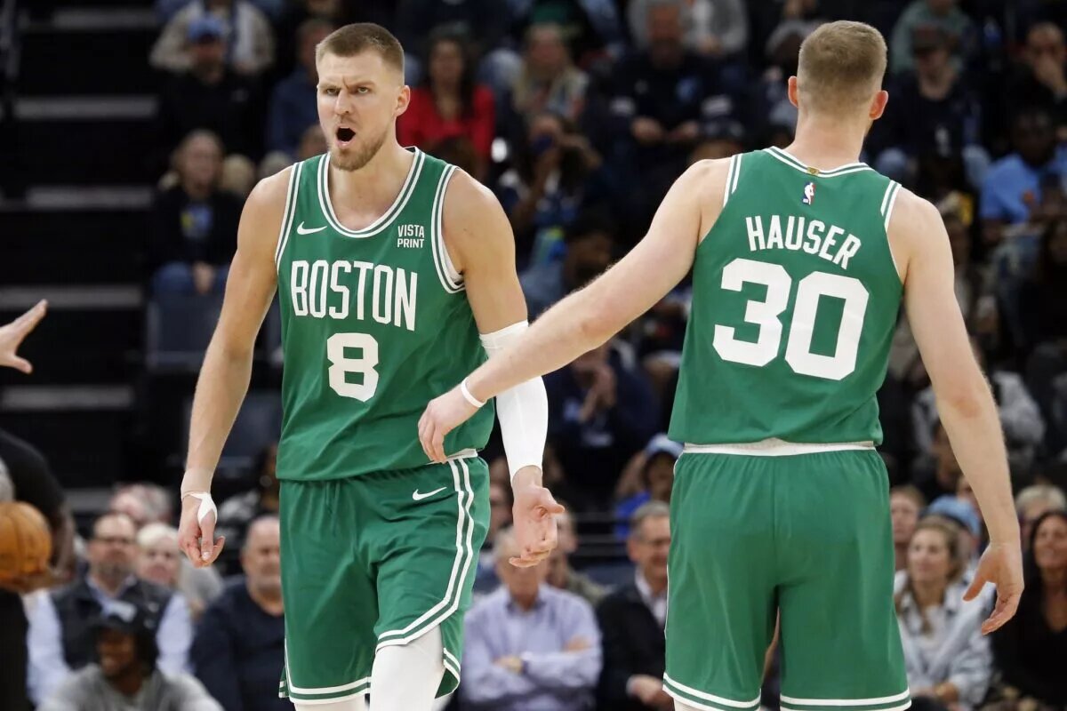 Kristaps Porzingis and Sam Hauser are unlikely to return to the Celtics.