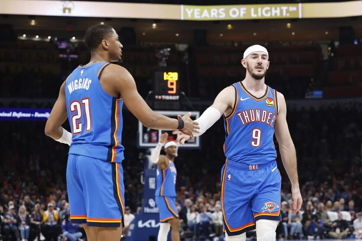 Aaron Wiggins and Alex Caruso could play more.