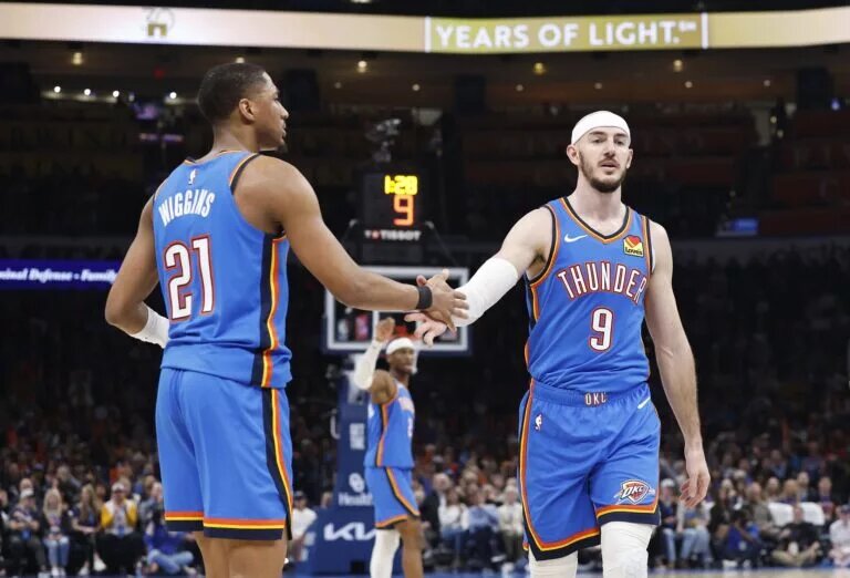 Aaron Wiggins and Alex Caruso could play more.