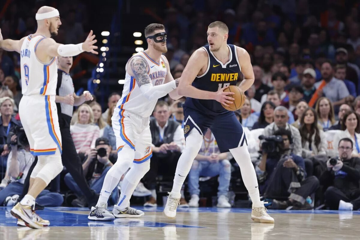 The Nuggets and Thunder are playing each other in the second round.